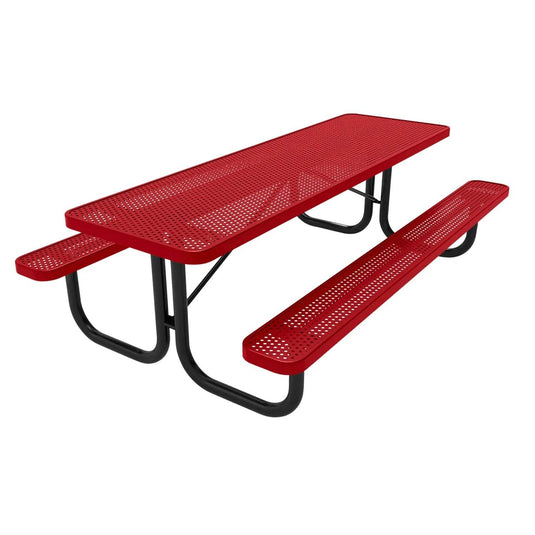 8 FT Commercial Rectangular Outdoor Picnic Table