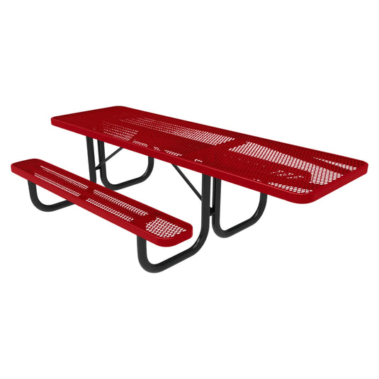 One-End ADA-Accessible Weatherproof Rectangular Outdoor Picnic Table