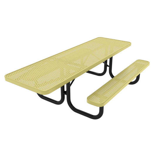 One-End ADA-Accessible Weatherproof Rectangular Outdoor Picnic Table