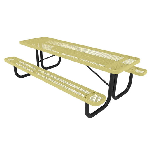 8 FT Commercial Rectangular Outdoor Picnic Table