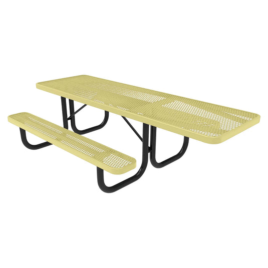 One-End ADA-Accessible Weatherproof Rectangular Outdoor Picnic Table