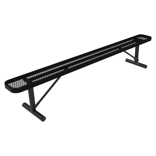 High-Quality Expanded Metal Park Bench with Portable Frame