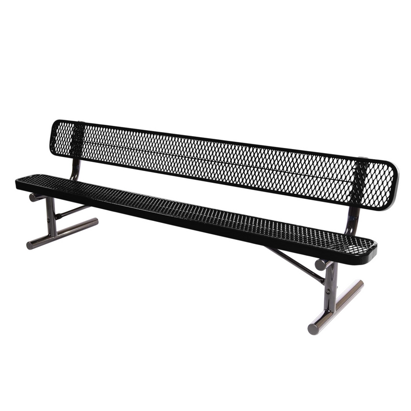 Load image into Gallery viewer, High-Quality Expanded Metal Park Bench with Portable Frame
