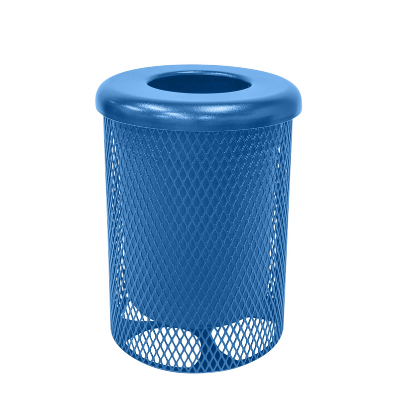 Load image into Gallery viewer, Weatherproof Metal Outdoor Trash Receptacles
