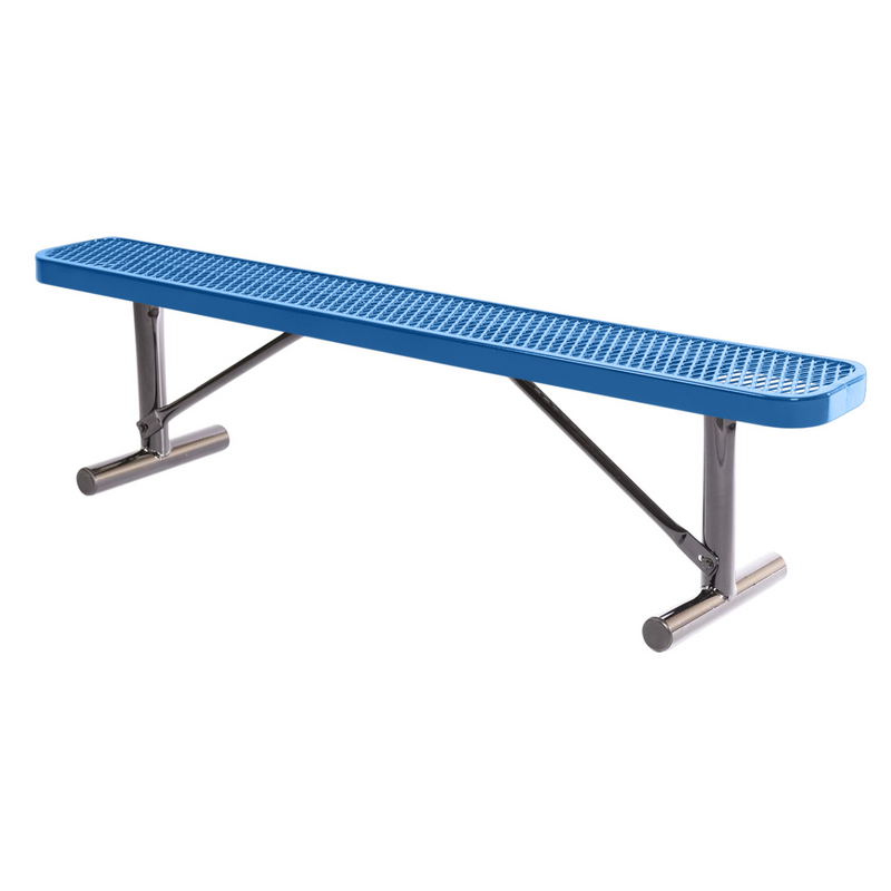 Load image into Gallery viewer, High-Quality Expanded Metal Park Bench with Portable Frame
