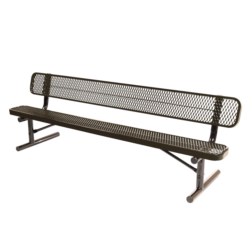 Load image into Gallery viewer, High-Quality Expanded Metal Park Bench with Portable Frame
