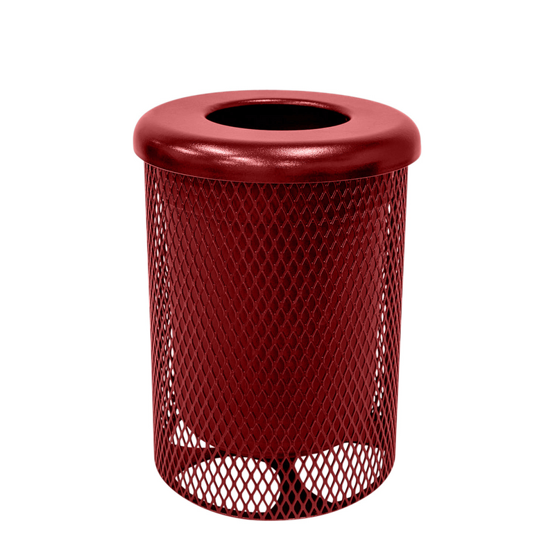 Load image into Gallery viewer, Weatherproof Metal Outdoor Trash Receptacles
