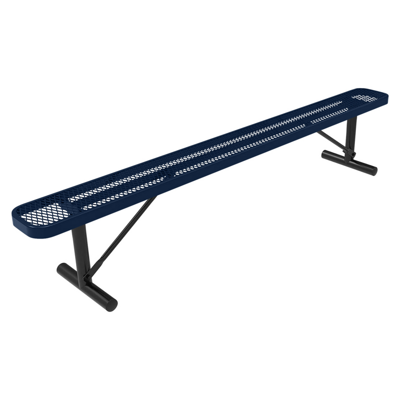 Load image into Gallery viewer, Expanded Metal Park Bench with Portable Frame
