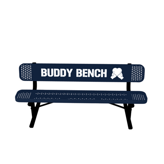 Park & Playground Buddy Bench with Portable Frame