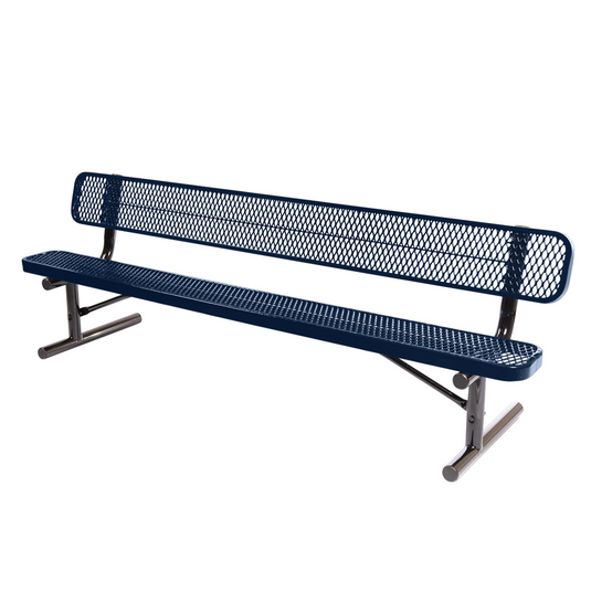 High-Quality Expanded Metal Park Bench with Portable Frame