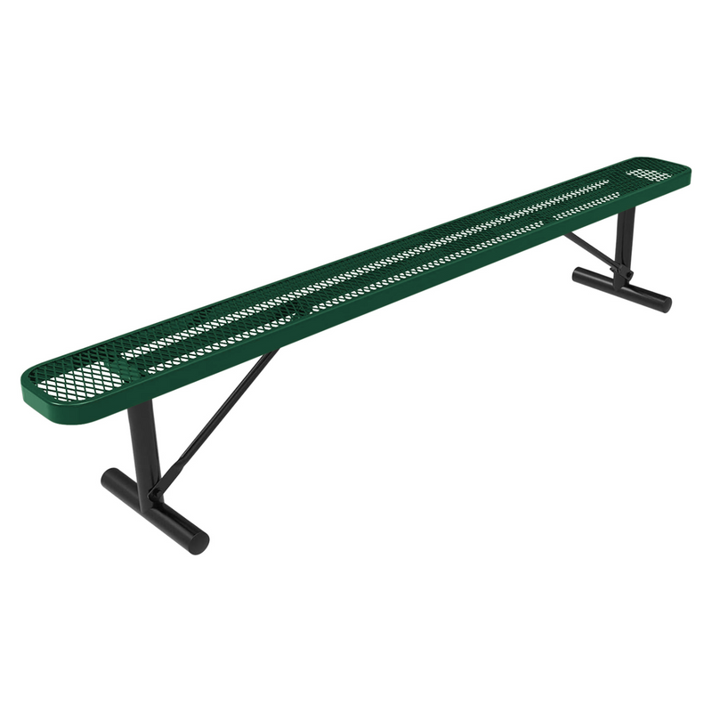 Load image into Gallery viewer, Expanded Metal Park Bench with Portable Frame
