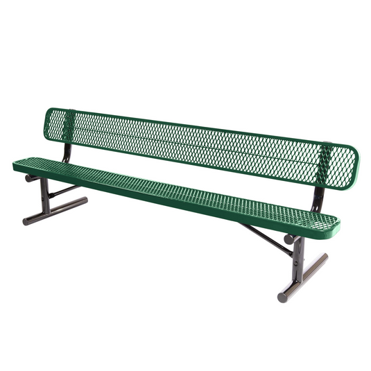 High-Quality Expanded Metal Park Bench with Portable Frame