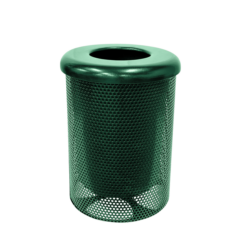 Load image into Gallery viewer, Weatherproof Metal Outdoor Trash Receptacles
