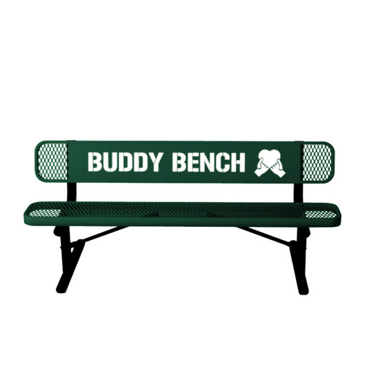 Park & Playground Buddy Bench with Portable Frame