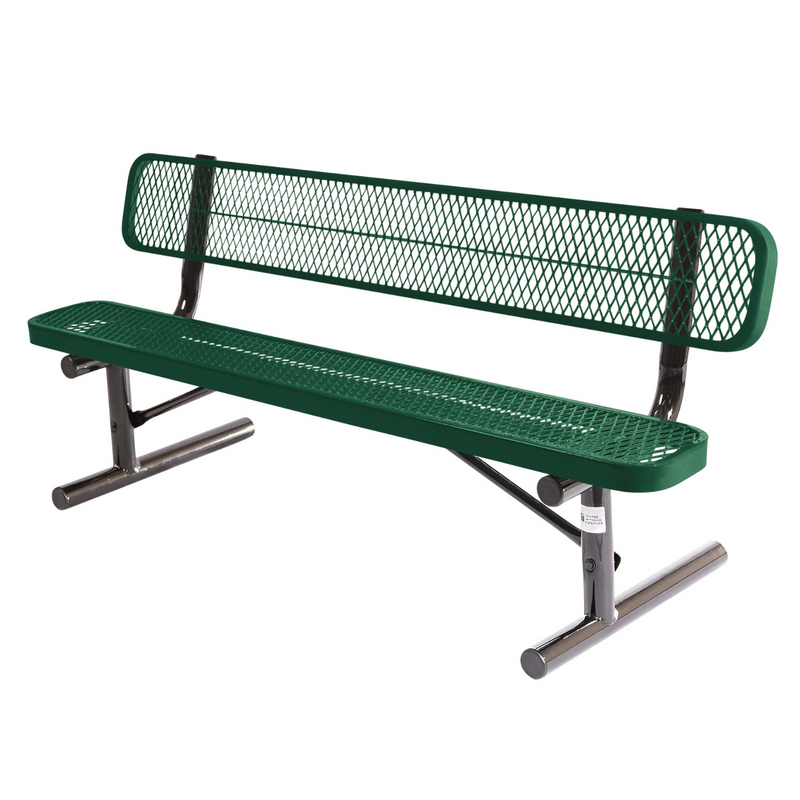 Load image into Gallery viewer, High-Quality Expanded Metal Park Bench with Portable Frame
