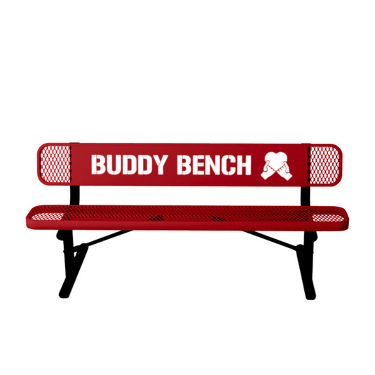 Park & Playground Buddy Bench with Portable Frame