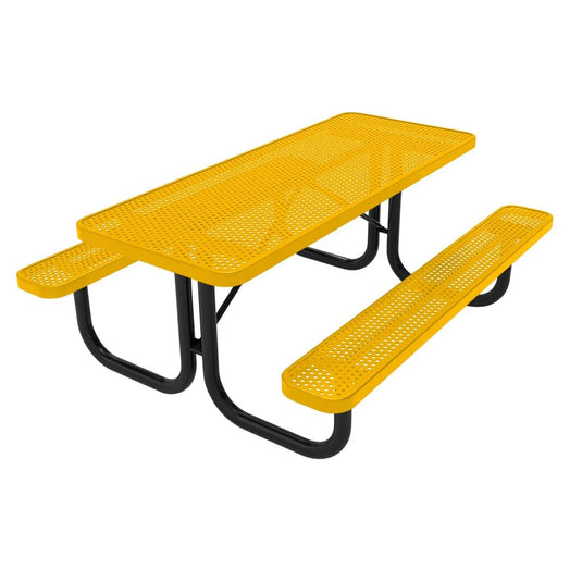 6 FT Commercial Rectangular Outdoor Picnic Table