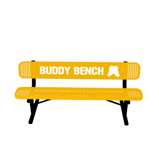 Park & Playground Buddy Bench with Portable Frame