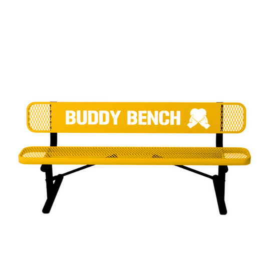 Park & Playground Buddy Bench with Portable Frame