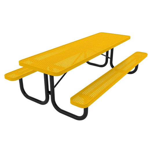 8 FT Commercial Rectangular Outdoor Picnic Table