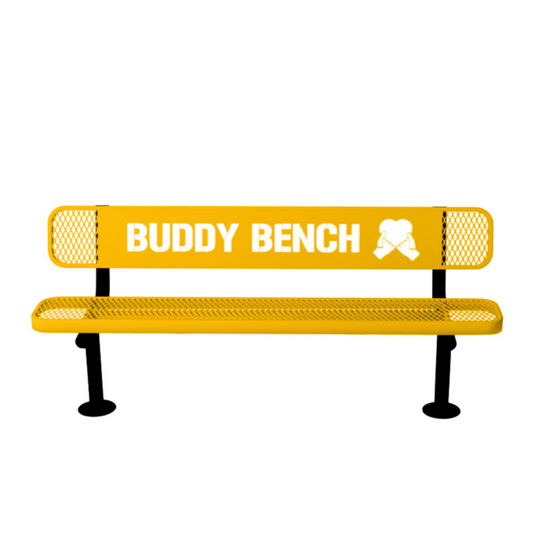 Premium Buddy Bench with Surface Mount Frame