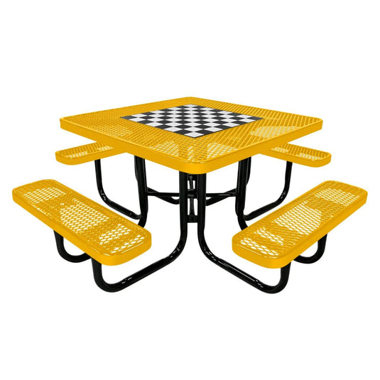 Game-Edition Square & Round Outdoor Picnic Table