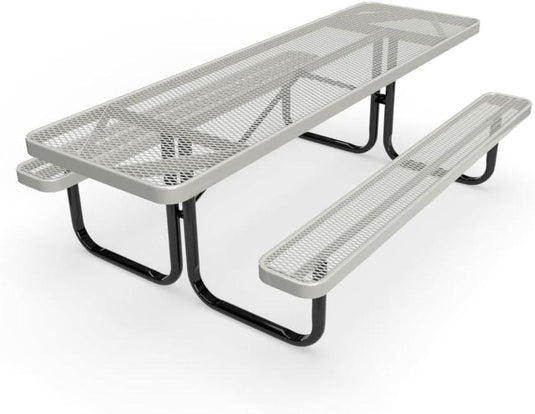 ADA-Accessible Rectangular Outdoor Picnic Tables - Coated Outdoor Furniture