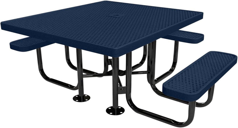 Load image into Gallery viewer, ADA-Accessible Square &amp; Round Outdoor Picnic Tables - Coated Outdoor Furniture
