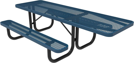 ADA-Accessible Weatherproof Rectangular Outdoor Picnic Tables - Coated Outdoor Furniture