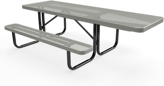 ADA-Accessible Weatherproof Rectangular Outdoor Picnic Tables - Coated Outdoor Furniture