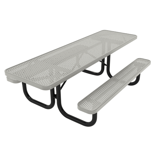 ADA-Accessible Weatherproof Rectangular Outdoor Picnic Tables - Coated Outdoor Furniture