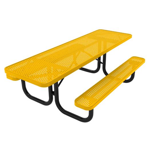 ADA-Accessible Weatherproof Rectangular Outdoor Picnic Tables - Coated Outdoor Furniture