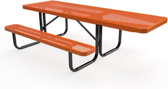 ADA-Accessible Weatherproof Rectangular Outdoor Picnic Tables - Coated Outdoor Furniture