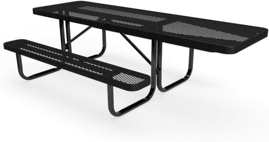 ADA-Accessible Weatherproof Rectangular Outdoor Picnic Tables - Coated Outdoor Furniture