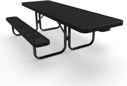 ADA-Accessible Weatherproof Rectangular Outdoor Picnic Tables - Coated Outdoor Furniture