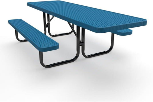 ADA-Accessible Weatherproof Rectangular Outdoor Picnic Tables - Coated Outdoor Furniture