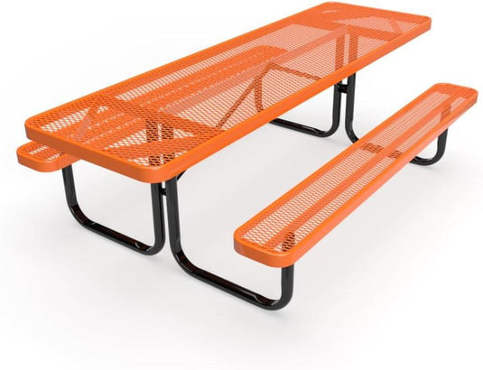 ADA-Accessible Weatherproof Rectangular Outdoor Picnic Tables - Coated Outdoor Furniture