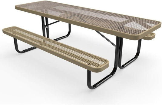 ADA-Accessible Weatherproof Rectangular Outdoor Picnic Tables - Coated Outdoor Furniture