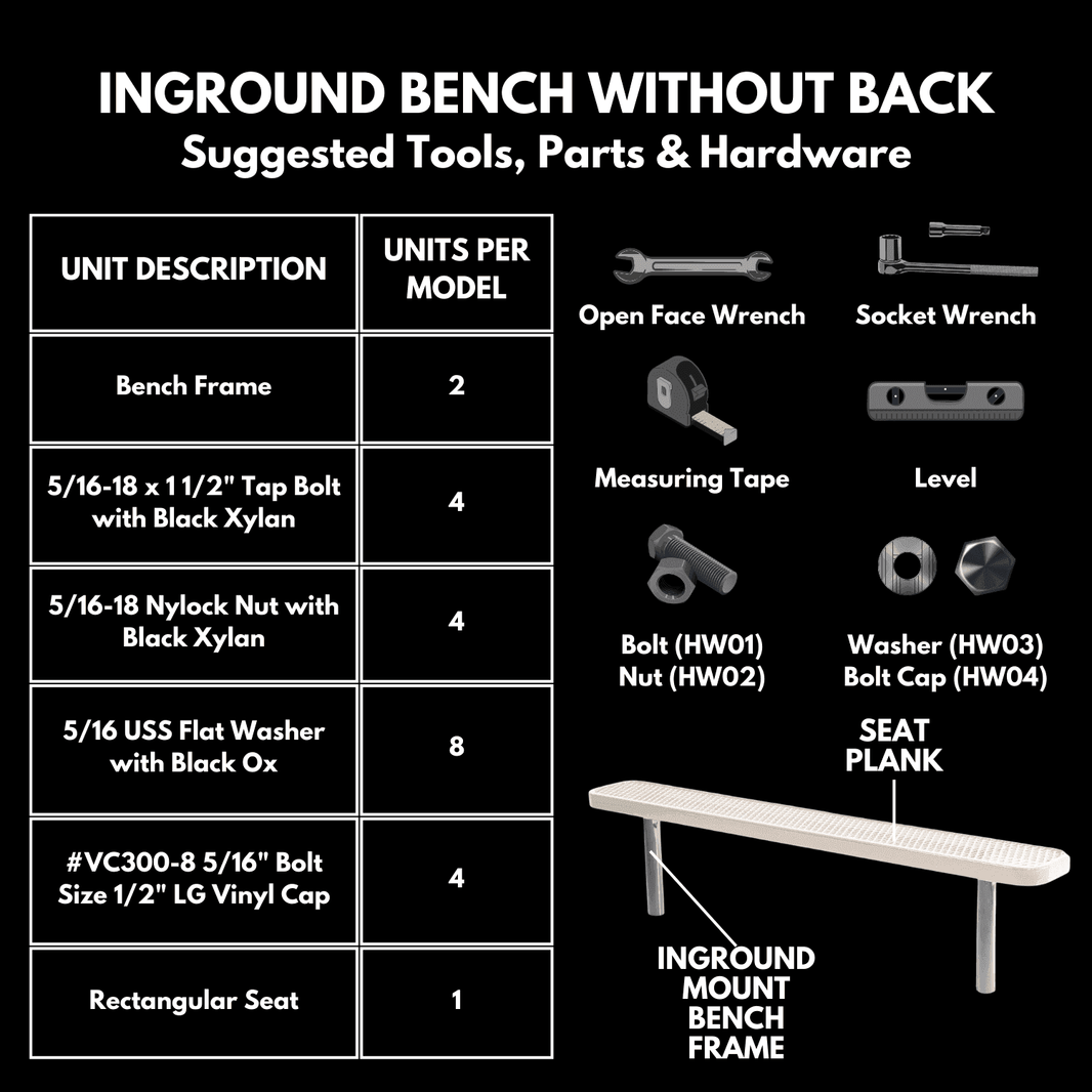 Instructions – Coated Outdoor Furniture
