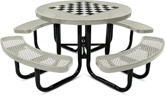 Game-Edition Outdoor Commercial Picnic Tables - Coated Outdoor Furniture