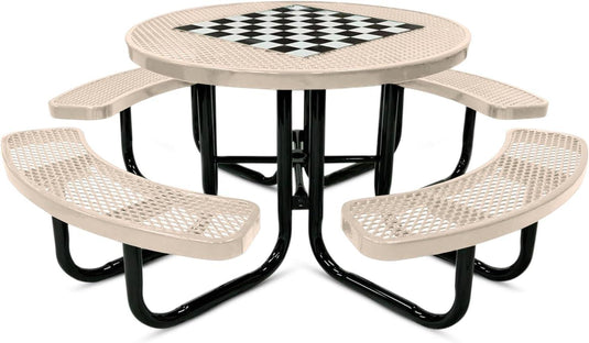 Game-Edition Outdoor Commercial Picnic Tables - Coated Outdoor Furniture