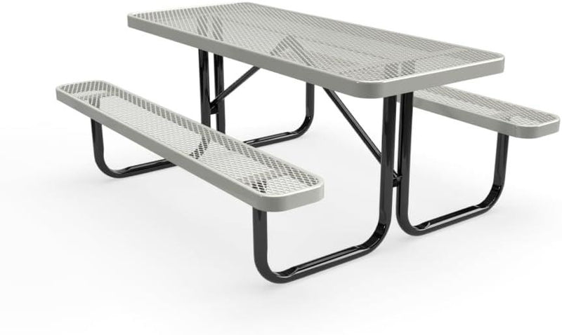 Load image into Gallery viewer, Traditional Rectangular Outdoor Picnic Tables - Coated Outdoor Furniture
