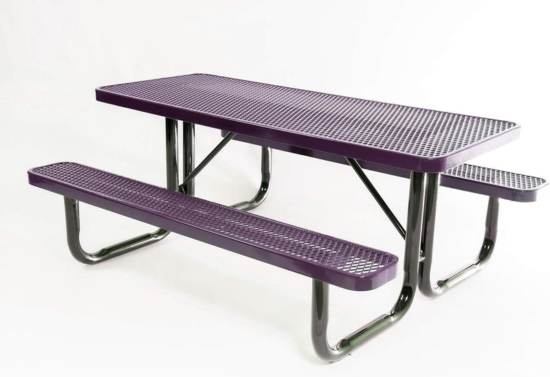 Load image into Gallery viewer, Traditional Rectangular Outdoor Picnic Tables - Coated Outdoor Furniture
