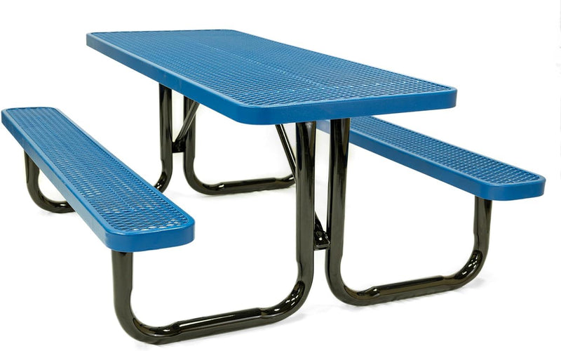 Load image into Gallery viewer, Traditional Rectangular Outdoor Picnic Tables - Coated Outdoor Furniture
