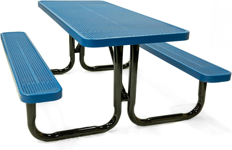 Load image into Gallery viewer, Traditional Rectangular Outdoor Picnic Tables - Coated Outdoor Furniture
