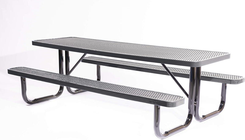 Load image into Gallery viewer, Traditional Rectangular Outdoor Picnic Tables - Coated Outdoor Furniture
