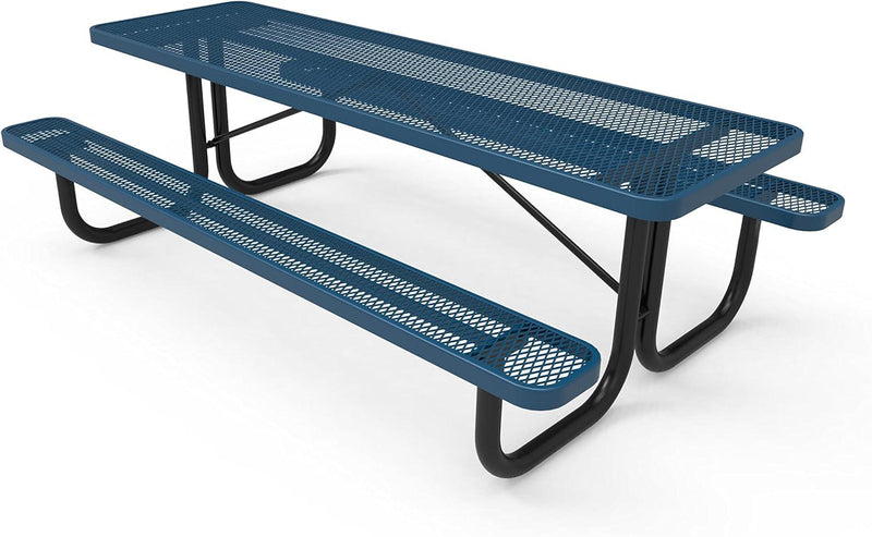 Load image into Gallery viewer, Traditional Rectangular Outdoor Picnic Tables - Coated Outdoor Furniture
