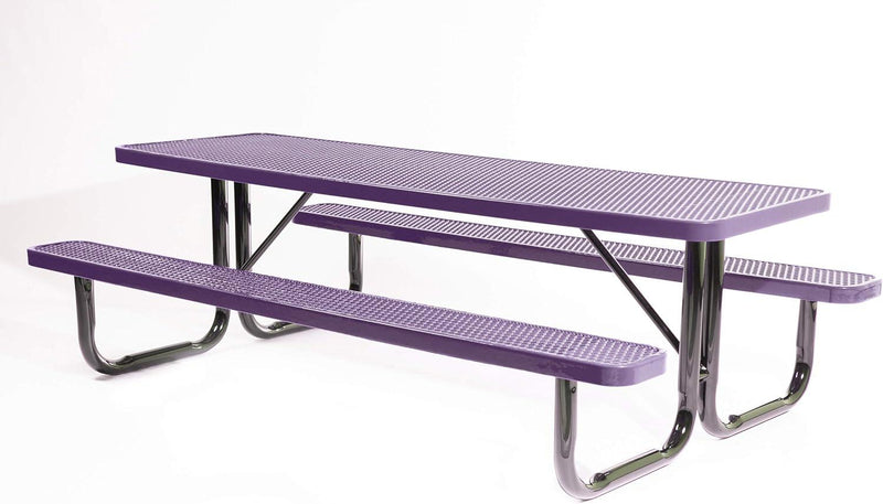 Load image into Gallery viewer, Traditional Rectangular Outdoor Picnic Tables - Coated Outdoor Furniture
