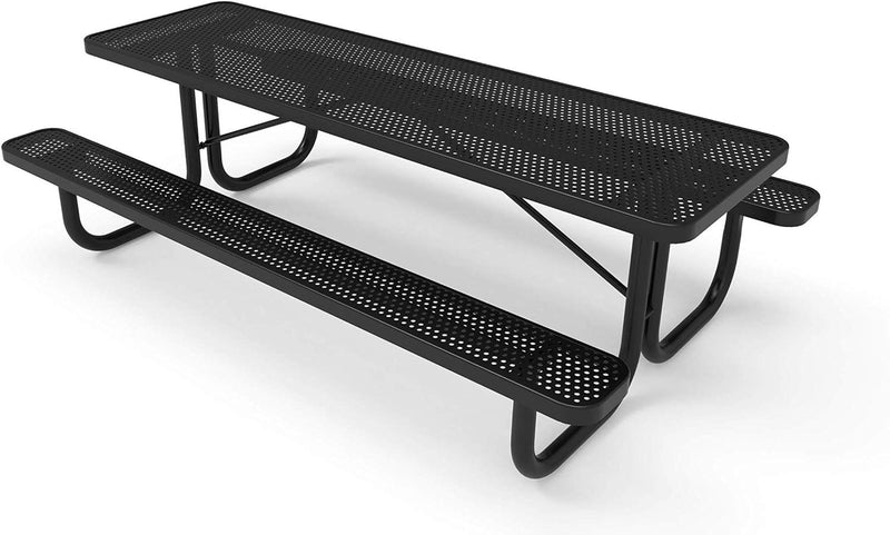 Load image into Gallery viewer, Traditional Rectangular Outdoor Picnic Tables - Coated Outdoor Furniture
