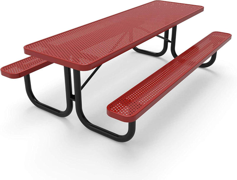 Load image into Gallery viewer, Traditional Rectangular Outdoor Picnic Tables - Coated Outdoor Furniture
